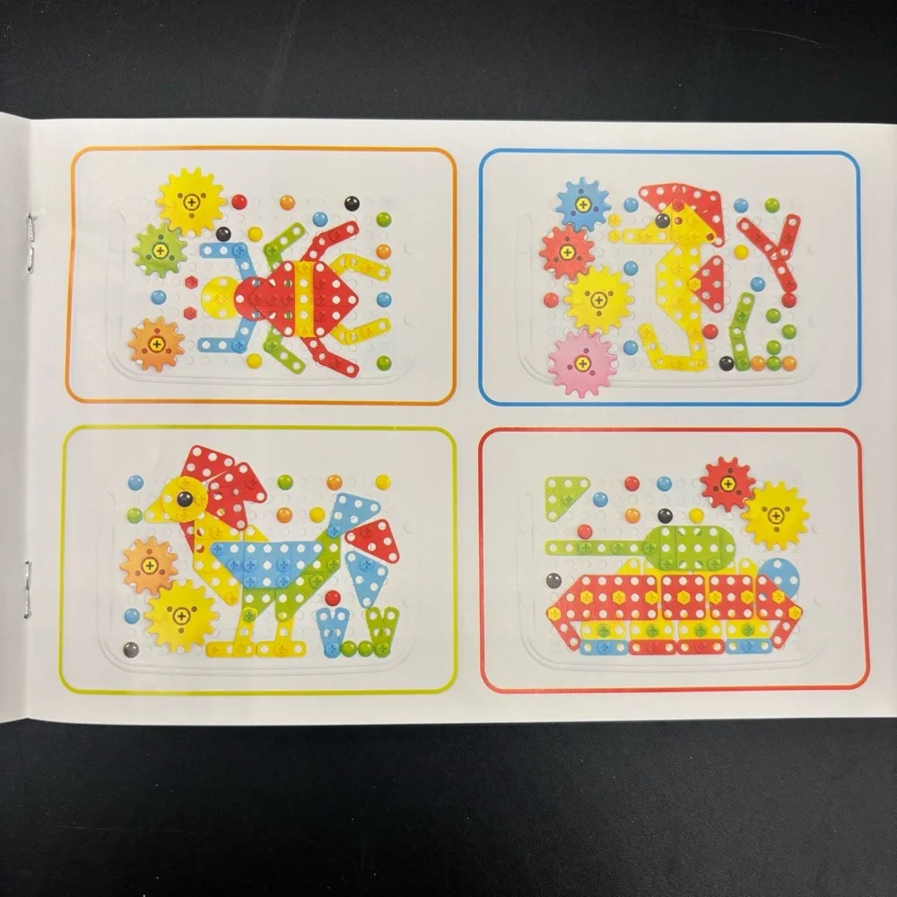 STEM Gear Platter‎ Bus Tools Build Carrying Case Drill Screwdriver Colorful